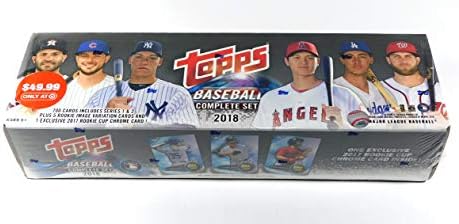 2018 Topps Baseball Complete Factory Sealed Set Target Retail Version (702 Cards + 5 Rookie Cards and 1 Rookie Cup Chrome Card) Shohei Ohtani Rookie