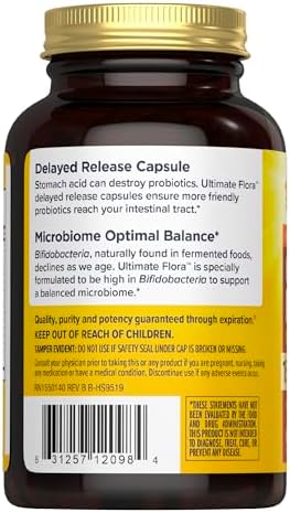 Renew Life Ultimate Flora Probiotic 15 Billion CFU | 30 Delayed Release Vegan Capsules Go Pack | Everyday Care Formula | Dairy, Soy, and Gluten Free Supplement