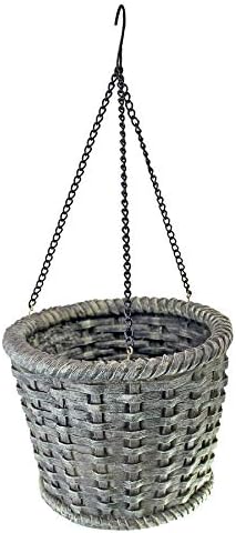 Design Toscano Flowers for Felicity Little Girl Garden Statue with Basket Planters, Medium, 25 Inches Tall, Cast Stone Resin, Two Tone Stone Finish