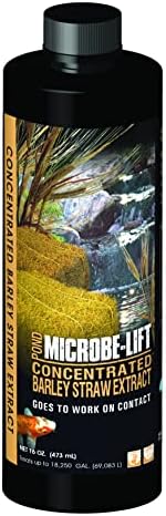 Microbe-Lift Concentrated Barley Straw Extract Conditioner for Ponds – 1 Gallon – Safe for Koi Fish, Plants & Decorations – Natural Pond Conditioner, Cost-Efficient & Organic Solution