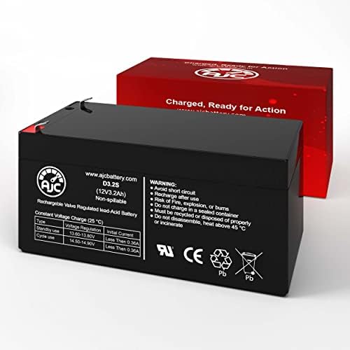 AJC Battery Compatible with Black & Decker CST1200 12V 3.2Ah Lawn and Garden Battery