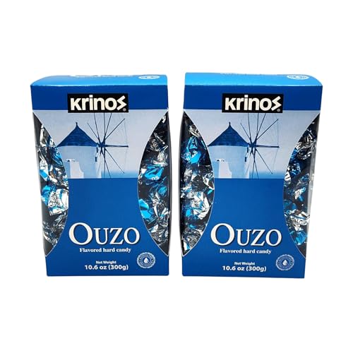 Krinos Cinnamon Candy - Hard Candy Imported from Greece, 10.6 oz | Natural flavors of cinnamon. Imported from Greece. Ideal as a after-meal palate cleanser and sharing at parties and gifts.
