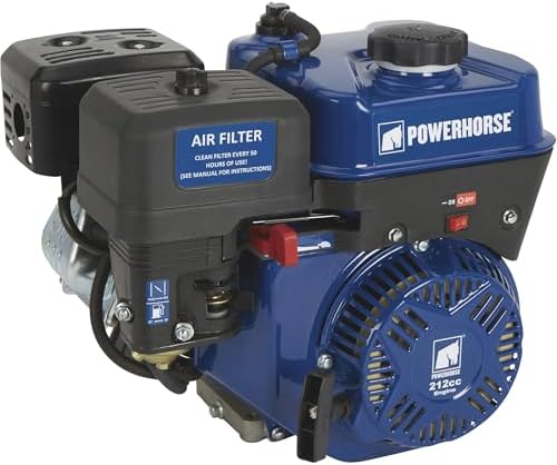 Powerhorse OHV Horizontal Engine - 212cc, 6 HP, 3/4in. x 2 7/16in. Shaft | 3/4in. x 2 7/16in. Shaft, 212cc