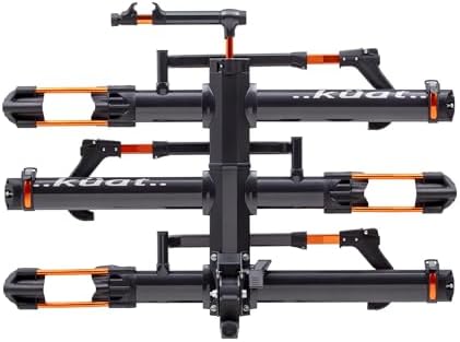 Kuat NV Add-On 2.0-2" - +2-Bike Rack, Black Metallic (NA22B) | Increases 2" NV 2.0 to a 4-Bike Hitch Rack, Rugged All-Metal Construction, E-Bike Compatible, Easy Installation