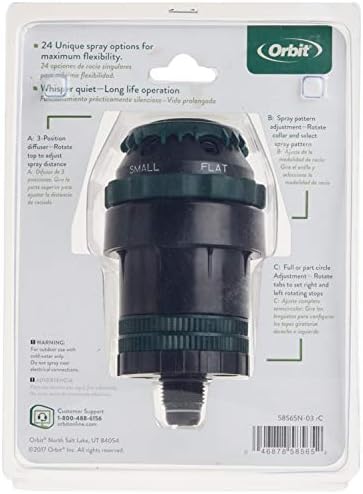 3-Pack Orbit 58565N H2O-Six Gear-Drive Sprinkler