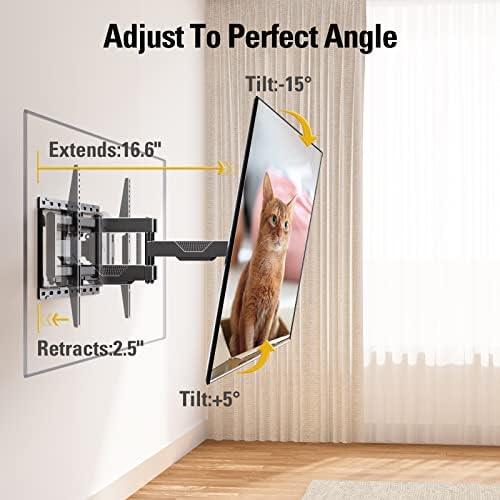 Mounting Dream Long Arm TV Wall Mount Full Motion TV Mount for 42-94" TVs