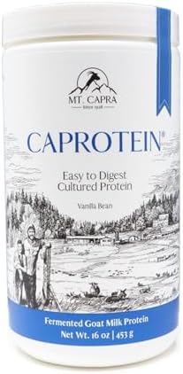 Mt. Capra Caprotein | Casein Protein Concentrate, Fermented Goat Milk Protein from Grass-Fed Pastured Goats