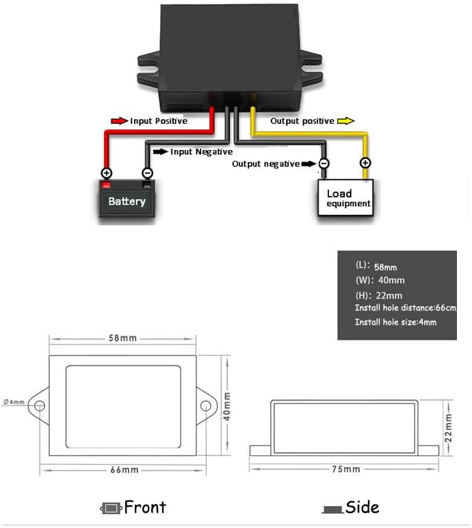 6v to 12v Converter 6 Volt 8 Amp to 12 Volt 4 Amp Step Up