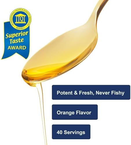 Carlson The Very Finest Fish Oil, 1600 mg, Omega-3s, 200 mL (6.7 Fl Oz) | Lemon; Liquid Fish Oil Supplement; Norwegian Fish Oil; Wild Caught; Sustainably Sourced Fish Oil Liquid