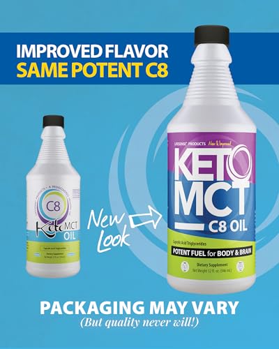 LifeSense C8 MCT Oil, Keto-Friendly, Sourced from Coconut Oil, Clinically Proven to Increase Ketone Production, Optimal Fuel for the Brain and Body