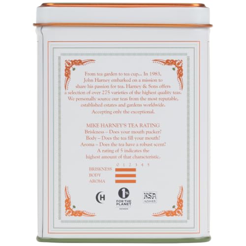 Harney & Sons Classic Japanese Sencha Green Tea, 20 Sachets in Tin | Japanese sencha green tea from Shizuoka with a smooth, fresh flavor. Contains caffeine.