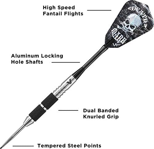 Viper Desperado 80% Tungsten Steel Tip Darts Death Mark 24 Grams