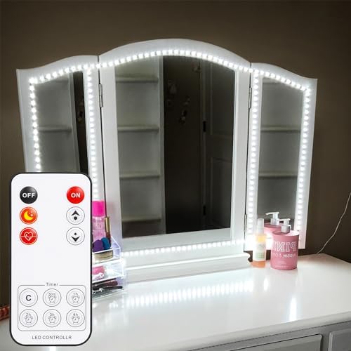 Led Vanity Mirror Lights Kit, ViLSOM 13ft/4M 240 LEDs Make-up Vanity Mirror