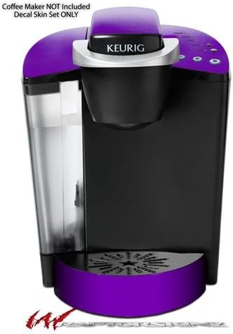 Decal Style Vinyl Skin compatible with Keurig K40 Elite Coffee Makers Solids Collection Purple (COFFEE MAKER NOT INCLUDED)