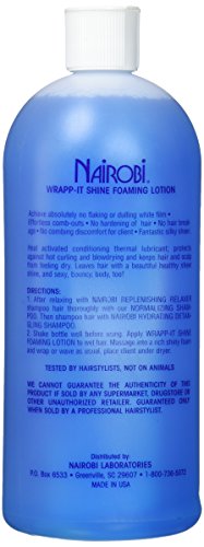 Nairobi Wrapp-It Shine Foaming Lotion, 8 Ounce