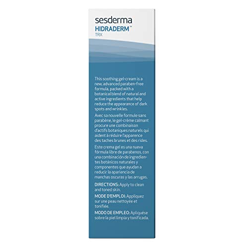 Sesderma HIDRADERM TRX Gel Cream with Powerful Active Ingredients, Hydrating All-Day Moisturizer for Depigmenting Skin, 1.7 fl. Oz