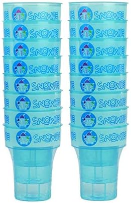 SNOWIE Little Snowie Max Snow Cone Machine (6-Stick Kit, White) | Premium Shaved Ice Maker, With Powder Sticks Syrup Mix