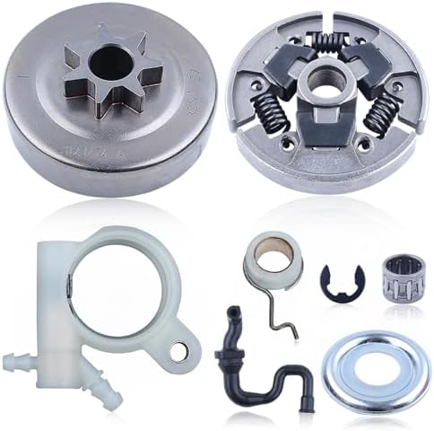 Adefol 325 7T Sprocket Clutch Drum Oil Pump Kit for Stihl MS251 MS231 MS231C MS251C Chainsaw