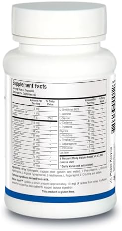 Biotics Research Amino Sport Broad Spectrum Amino Acids, Essential Amino Acids, BCAAs, Sports Recovery, Support Lean Muscle Mass 180 Capsules