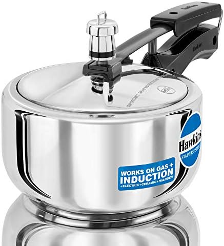 Hawkins Stainless Steel 5.0 Litre Pressure Cooker