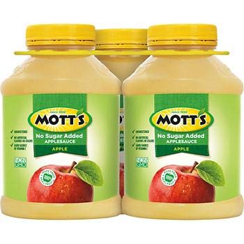 Evaxo Unsweetened Applesauce, 1 pk. / (3 pk./46 oz.) #N