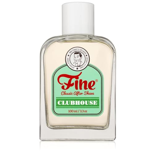 Fine Italian Citrus Classic Aftershave for Men, Made in USA, Four Simple Ingredients, Cooling MentholSplash, Inspired by a 1916 Mediterranean Classic, Bergamot Neroli Petitgrain Scent, 100ml