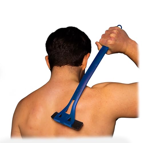 Bakblade 1.0 Back Shavers Men, Hair Removal Body Shaver (DIY) - Extra-Long Handle Trimmer, Wet Dry Shave