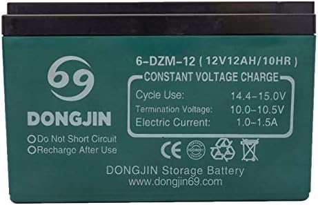4Pcs 12V 12Ah 6-DZM-12 Motorcycle Rechargeable Battery for Buggy Bike Scooter Go Kart ATV Pit Dirt Bike