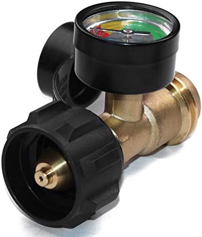 Propane Tank Gauge Level Indicator Leak Detector for 5-40 lb Tanks 2 Pack