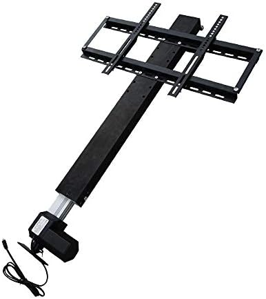 Motorized TV Lift & Mount - Fits 26" to 57" TVs, Remote Control, Adjustable Height, 27.6" Stroke