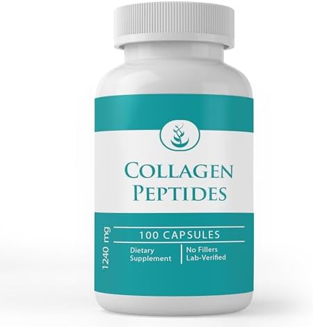 Pure Original Ingredients Collagen Peptide, (100 Capsules) Pure, No Additives Or Fillers, Lab Verified