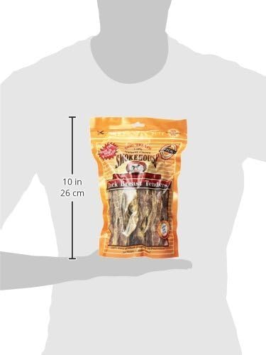 Smokehouse 100-Percent Natural Duck Breast Tenders Dog Treats, 16-Ounce