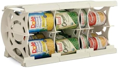 Cansolidator Cupboard - 1-Pack Can Organizer for Pantry, Stackable Soda Can Storage for Kitchen, Holds 20 Cans of Food or Soda