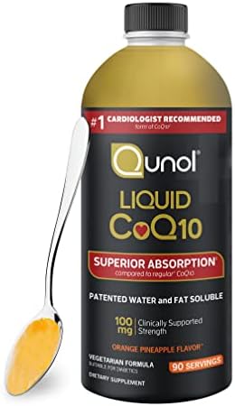 Qunol Liquid CoQ10 100mg, Superior Absorption, Antioxidant, 20 Ounces | #1 Cardiologist Recommended Supplement for Heart Health, Coenzyme Q10 Supplement to support Vascular Health & Cellular Energy