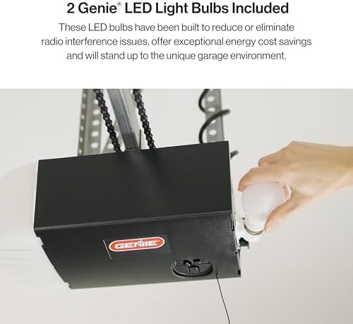 Genie Stealth 500 Ultra-Quiet Belt Drive Garage Door Opener, Model 2055-LO