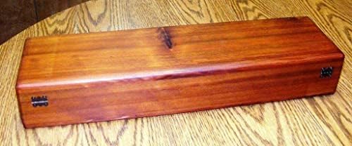 Steve's Gift Shoppe Native American Cedar Feather Box (Church Box) Handcrafted in Oregon USA With Latch/No lining, 18 x 5 x 3 (LxWxH)