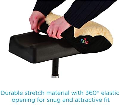 NOVA Universal Knee Scooter Platform Cover, Fleece Faux Sheepskin Cover, Easy to Fit and Washable