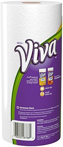 VIVA Choose-A-Sheet Paper Towels White Regular Roll 6 Count, Cloth-Like Texture, Strong & Soft Paper Towels for Ultimate Clean, 6 Count (Pack of 1)