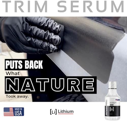 Trim Serum- Plastic Restorer for Cars- Restores Even the Most Damaged Plastic, Rubber