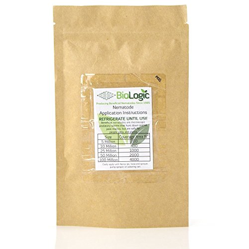 BioLogic's Scanmask Beneficial Nematodes, Steinernema feltiae Sf Nematodes for Natural Insect Pest Control (50 Million)