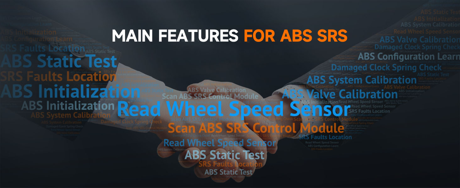 scan tool abs srs airbag light reset tool code reader obd scanner
