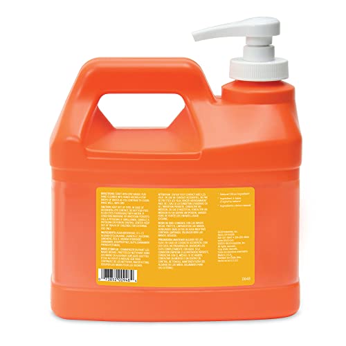 GOJO 1/2 Gallon Bottle White Natural* Orange Citrus Scented Heavy Duty Hand Cleaner