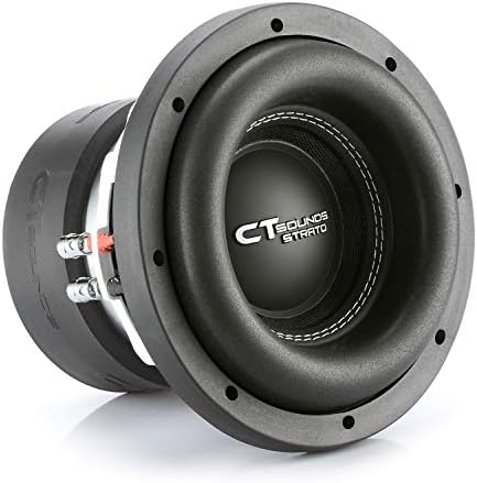 CT Sounds STRATO-8-D2 1200 Watts Max 8 Inch Car Subwoofer Dual 2 Ohm