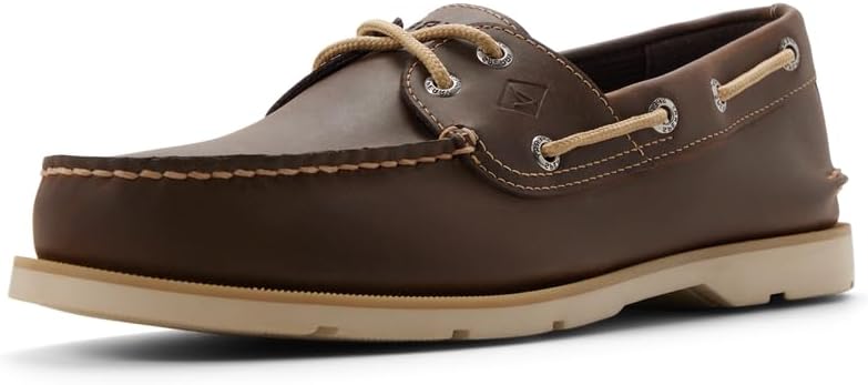 Sperry Men's Leeward 2-Eye Leather Boat Shoe