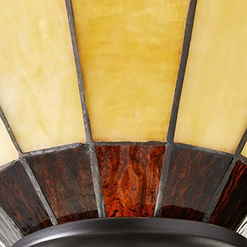 Kenroy Home Harmond 1 Light Art Glass Torchiere with Bronze Finish, Classic Style, 71.5" Height, 14.5" Width, 14.5" Depth