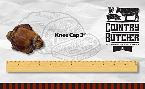 THE COUNTRY BUTCHER Crown Knuckle Beef Dog Bones, Natural Chew, USA, 4 Ct