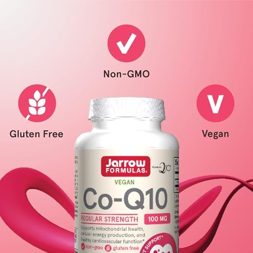 Jarrow Formulas Co-Q10 100 mg - Antioxidant Support for Mitochondrial Health