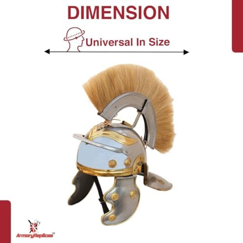 Armory Replicas Maximus Roman Gladiator Blackened 18g Helmet