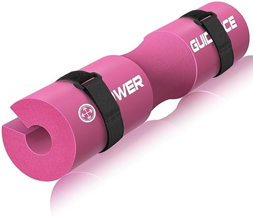 POWER GUIDANCE Barbell Squat Pad - Neck & Shoulder Protective Pad - Great for Squats, Lunges, Hip Thrusts, Weight Lifting & More - Fit Standard and Olympic Bars Perfectly