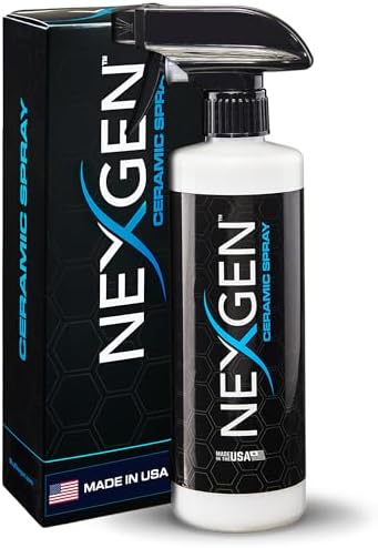 Nexgen Ceramic Spray Silicon Dioxide, Easy to Apply Ceramic Coating Spray for Cars, 16 oz | Professional-Grade Protective Sealant Polish for Cars, RVs